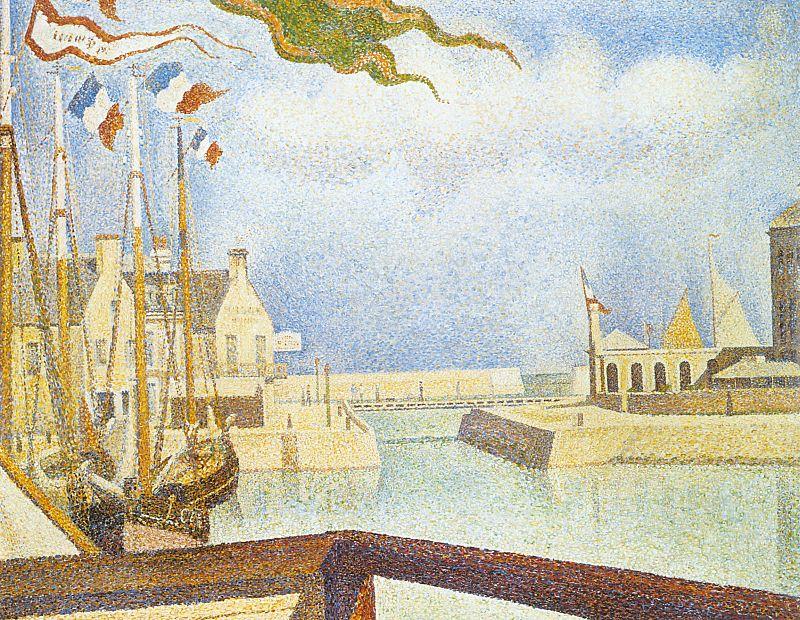 Georges Seurat Port en Bessin, Sunday oil painting picture